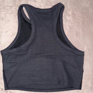 Lululemon blissful bend black sport bra cropped tank top 6